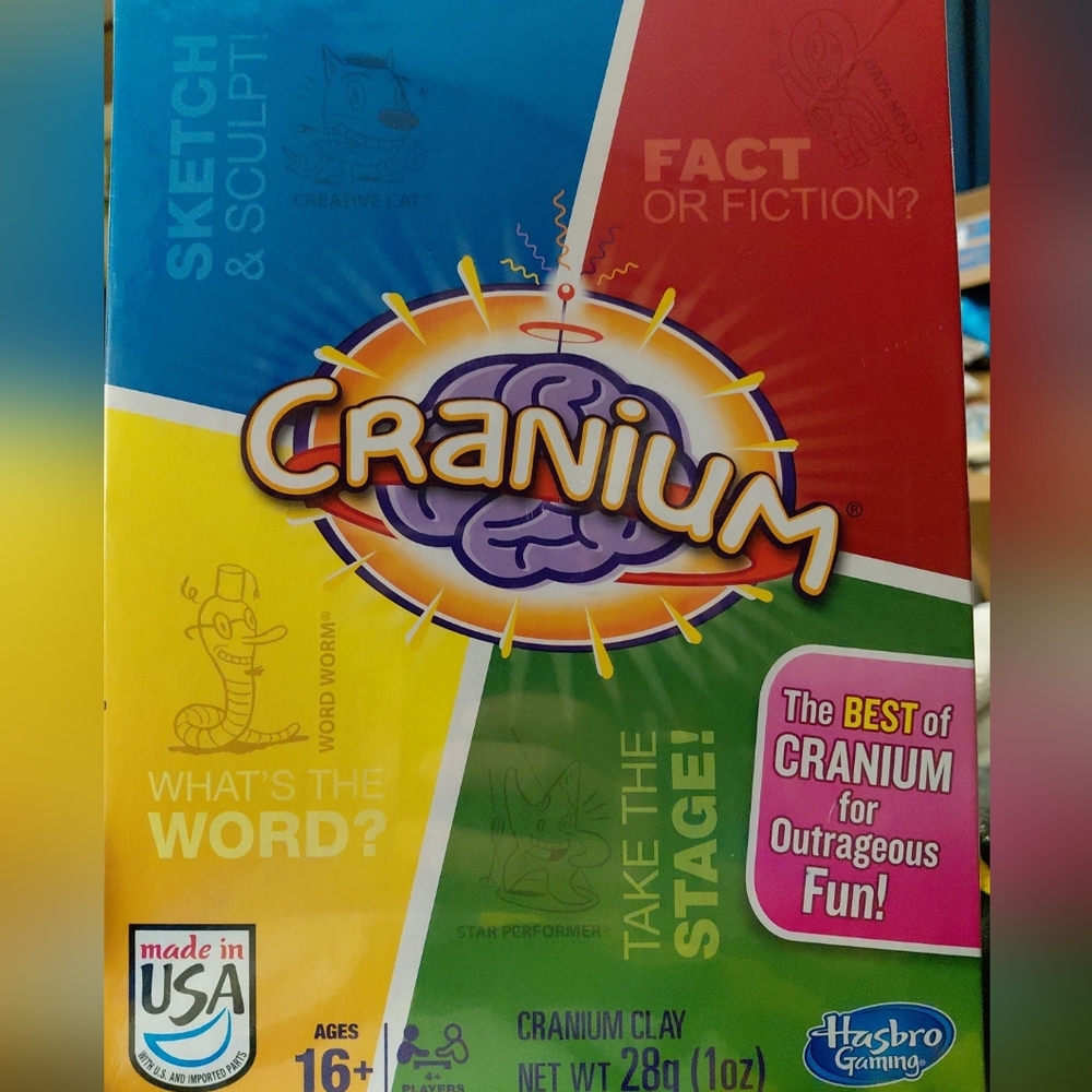 Hasbro Cranium Game with Vibrant Colors Nib